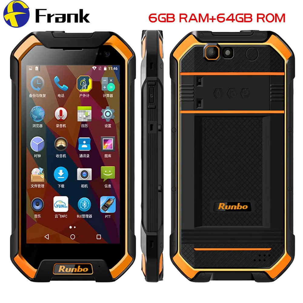 Original Runbo F1 Plus IP67 Waterproof Mobile Phone 6GB 64GB Android 7.0 Shockproof Cellphone NFC Smartphone 5.5 Inch 4G Phone
Original Runbo F1 Plus IP67 Waterproof Mobile Phone 6GB 64GB Android 7.0 Shockproof Cellphone NFC Smartphone 5.5 Inch 4G Phone