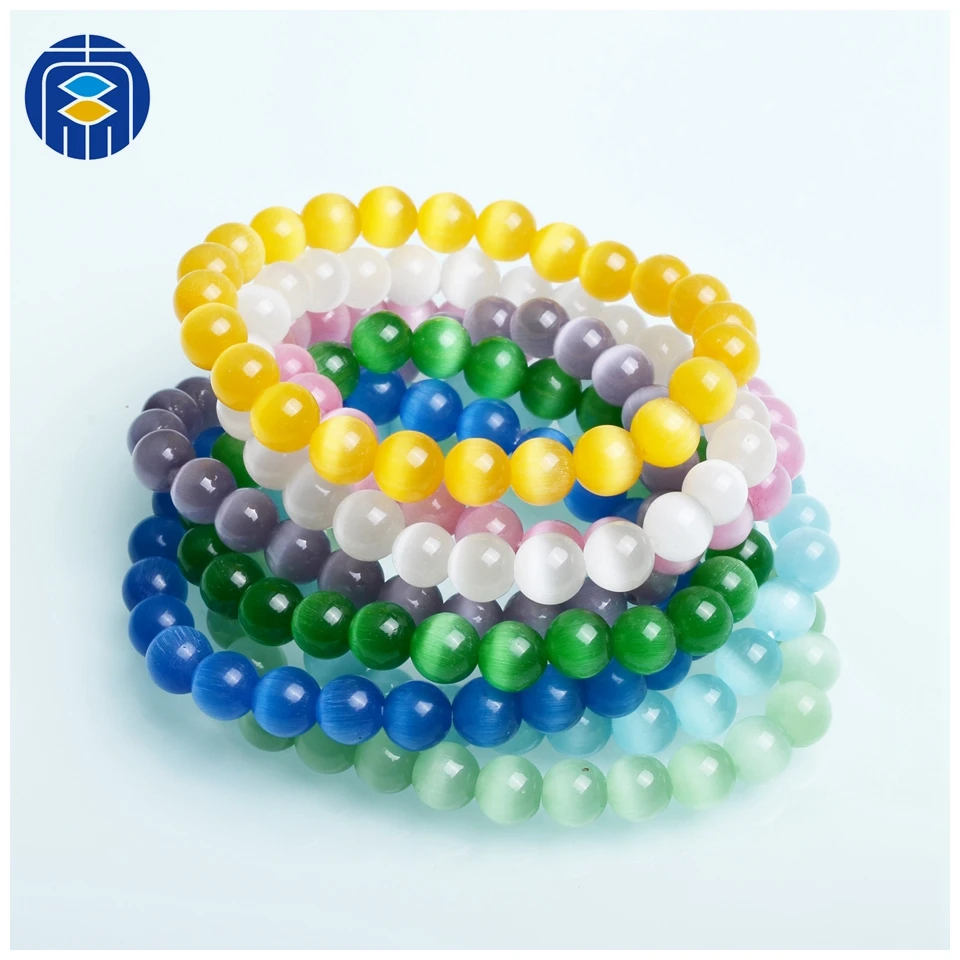 JuleeCrystal Natural Stone Bracelets Wholesale Fashion 8mm Opal Beads Bracelet For Women Men Cat's Eye Beads Bracelets
JuleeCrystal Natural Stone Bracelets Wholesale Fashion 8mm Opal Beads Bracelet For Women Men Cat's Eye Beads Bracelets