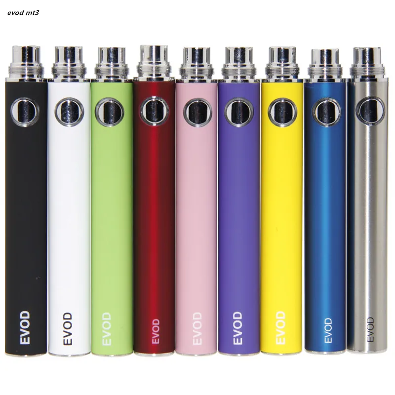 

5pcs/lots EVOD Battery 650mAh 900mAh 1100mAh Electronic Cigarette ego evod Battery e cig for MT3 CE4 H2 atomizer EVOD MT3 vape