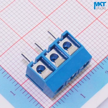 100Pcs 3P Blue 5.00mm Pitch 15x7.6x10mm Straight Vertical Pins Monolithic Combinable Screw Terminal Block
100Pcs 3P Blue 5.00mm Pitch 15x7.6x10mm Straight Vertical Pins Monolithic Combinable Screw Terminal Block