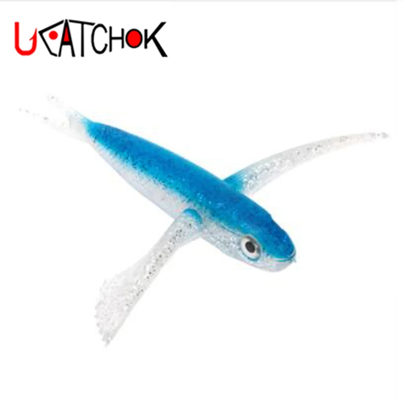 17cm/65g Seawater Fishing Bait Flying Fish Lure Boat Trolling Tuna Soft Baits Soft Fishing Lures
17cm/65g Seawater Fishing Bait Flying Fish Lure Boat Trolling Tuna Soft Baits Soft Fishing Lures