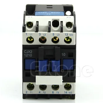 AC Contactor Motor Starter Relay 3-Phase Pole 18A Up To 14HP 110V Coil CJX2-1210 -M18
AC Contactor Motor Starter Relay 3-Phase Pole 18A Up To 14HP 110V Coil CJX2-1210 -M18