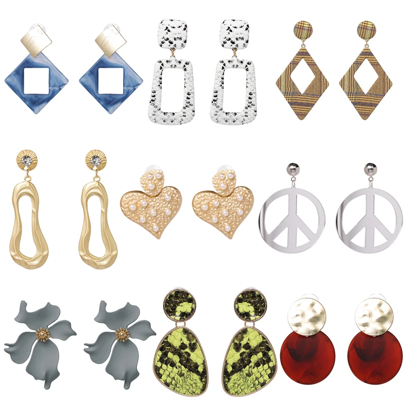 JUJIA 10 design fashion women vintage statement Earrings for women party drop earring Factory Price wholesale oorbellen
JUJIA 10 design fashion women vintage statement Earrings for women party drop earring Factory Price wholesale oorbellen