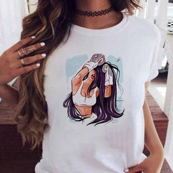 Boxing Girl Women's T-shirts Summer 2019 Fashion Harajuku Tumblr Graphic White T-shirt Graphic Tees Women Punk Tshirt Streetwear
Boxing Girl Women's T-shirts Summer 2019 Fashion Harajuku Tumblr Graphic White T-shirt Graphic Tees Women Punk Tshirt Streetwear