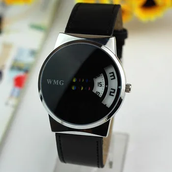Leather Band Quartz Watch Women Men's Creative Colorful Carousel Scale Dial Watches Sports Clock Ladies Casual Wrist Watches#Zer
Leather Band Quartz Watch Women Men's Creative Colorful Carousel Scale Dial Watches Sports Clock Ladies Casual Wrist Watches#Zer