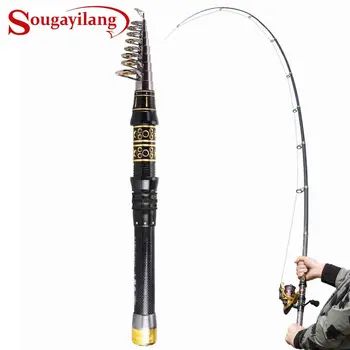 Sougayilang 1.5-3.0m Telescopic Fishing Rod Spinning Rods Carbon Fiber Material Portable Fishing Rod Fishing Tackle De Pesca
Sougayilang 1.5-3.0m Telescopic Fishing Rod Spinning Rods Carbon Fiber Material Portable Fishing Rod Fishing Tackle De Pesca