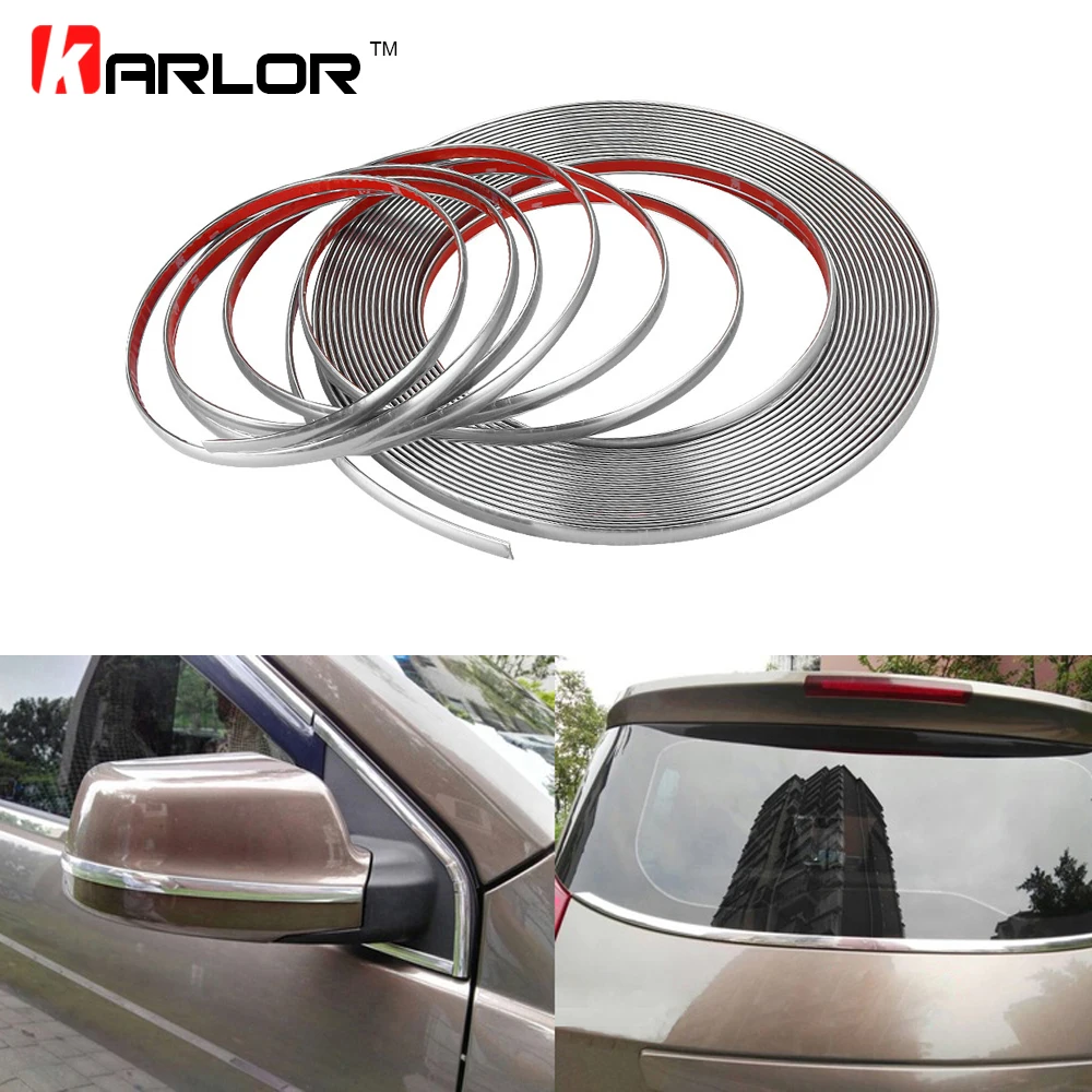 Car chrome strip