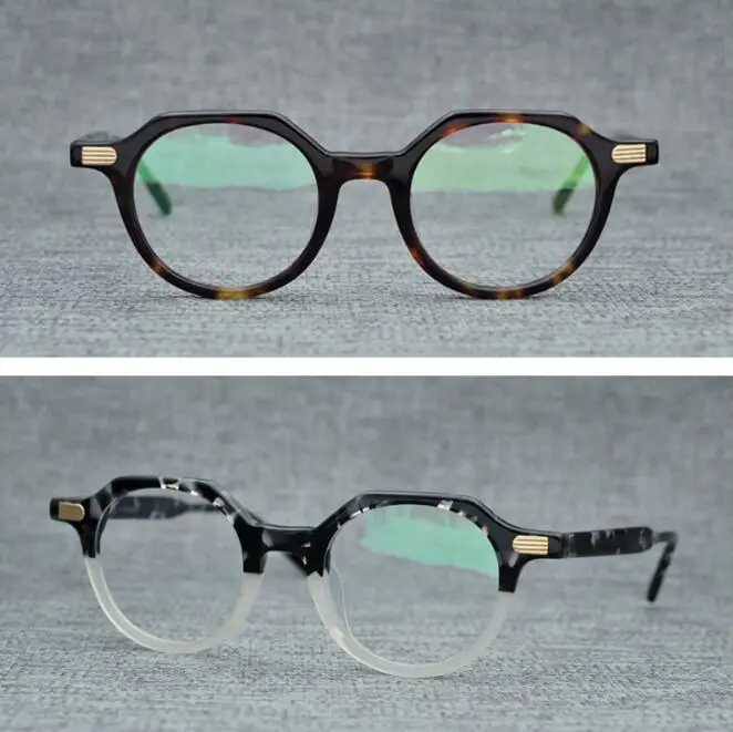 LKK Hand-made retro polygonal circular plate glass frame plain myopic glasses frame decoration frame Men and women Eyewear
LKK Hand-made retro polygonal circular plate glass frame plain myopic glasses frame decoration frame Men and women Eyewear