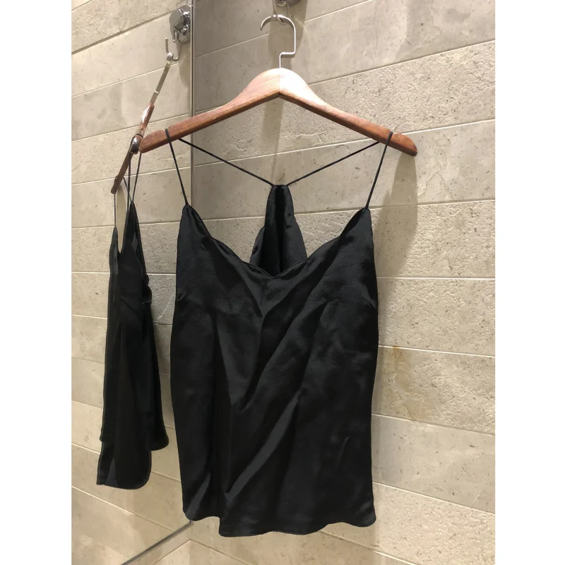 2019 women's Double layer silk sexy vest fashion camisole sleeveless comfortable casual women's summer Vest halter top
2019 women's Double layer silk sexy vest fashion camisole sleeveless comfortable casual women's summer Vest halter top