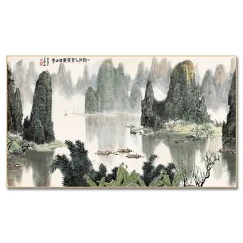 Chinese Oil Painting Scenery Asian Decor Wall Pictrues for Living Room Decoration Maison Chinese Landscape Drawing Canvas Poster
Chinese Oil Painting Scenery Asian Decor Wall Pictrues for Living Room Decoration Maison Chinese Landscape Drawing Canvas Poster