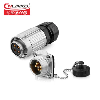 Cnlinko Industrial Socket 220V Power Meter Plug Circular AC DC 4Pin Bulkhead Waterproof IP67 Aviation Connector M20 Solar System
Cnlinko Industrial Socket 220V Power Meter Plug Circular AC DC 4Pin Bulkhead Waterproof IP67 Aviation Connector M20 Solar System