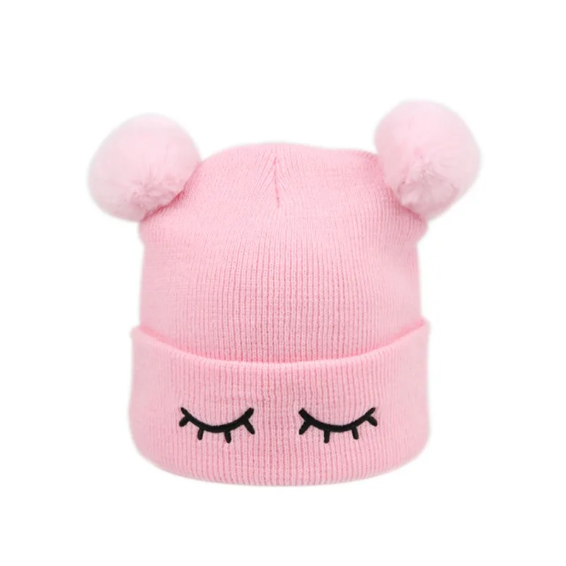 Children Hat Headgear Eyelash Embroidery Fox Fur Double Ball Knitted Wool Cap 3 Colors White red Black Gray 0-7T hot
Children Hat Headgear Eyelash Embroidery Fox Fur Double Ball Knitted Wool Cap 3 Colors White red Black Gray 0-7T hot