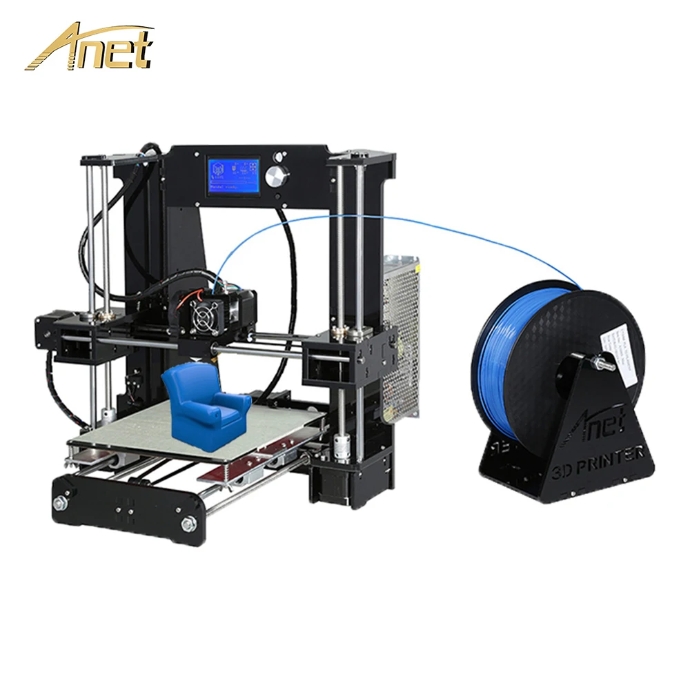 

Anet A8 A6 Auto Level A8 3D Printer Kit High Precision Board Reprap Prusa i3 FDM 3D Printer DIY imprimante 3D with PLA Filament