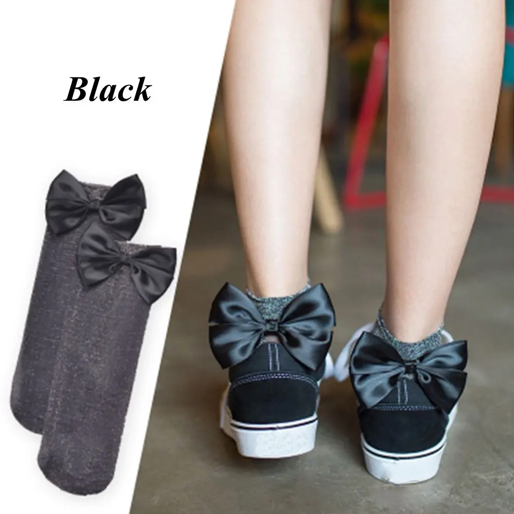 1 Pair Casual Soft Glitter Mesh Knitted Bowknot One Size Comfortable Low Cut Ankle Ladies Socks 3 Colors
1 Pair Casual Soft Glitter Mesh Knitted Bowknot One Size Comfortable Low Cut Ankle Ladies Socks 3 Colors