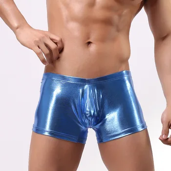 Simple Style Men's Solid Color Sling Tights Wet Look Low Waist Boxers Fetish Erotic Lingerie Faux Leather Male Sexy Underwear
Simple Style Men's Solid Color Sling Tights Wet Look Low Waist Boxers Fetish Erotic Lingerie Faux Leather Male Sexy Underwear