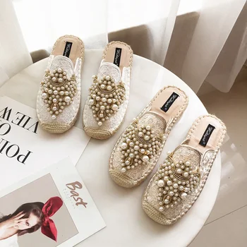 2019 spring women espadrilles cane hemp straw fisherman mules shoes loafers lazy flat shoes woman lace string bead fashion
2019 spring women espadrilles cane hemp straw fisherman mules shoes loafers lazy flat shoes woman lace string bead fashion