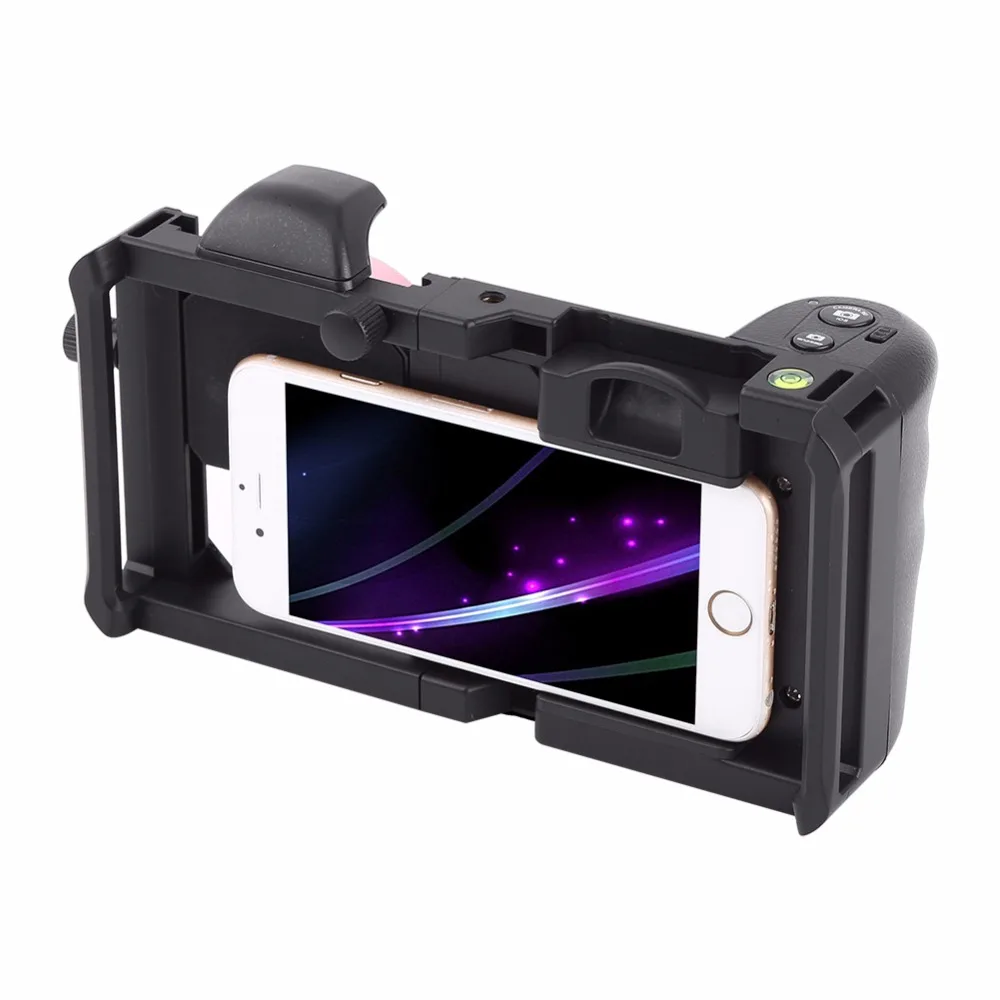 Bluetooth Smartphone Stabilizer Camera Cage Protector Case Video Mount with Wide Angle Lens with Shoulder Belt Photograpy kit
Bluetooth Smartphone Stabilizer Camera Cage Protector Case Video Mount with Wide Angle Lens with Shoulder Belt Photograpy kit