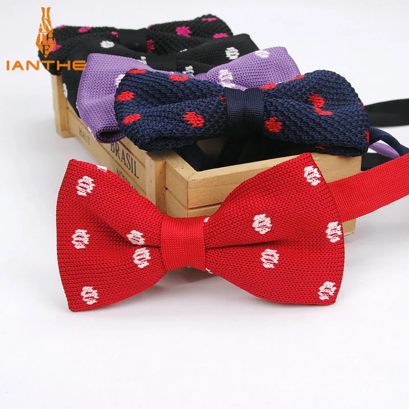 Mens Vintage Bowtie Wedding Butterfly For Men Neckwear Bowties Designer Knit Classic Dot Black Pattern Tuxeo Corbatas Bow Tie
Mens Vintage Bowtie Wedding Butterfly For Men Neckwear Bowties Designer Knit Classic Dot Black Pattern Tuxeo Corbatas Bow Tie