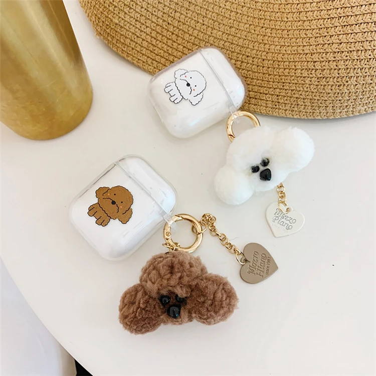 Cartoon Cute Dog Friends wireless For iPhone airpods 1 2 For iPhone headset Case Soft silicone Cover Case With the Toys
Cartoon Cute Dog Friends wireless For iPhone airpods 1 2 For iPhone headset Case Soft silicone Cover Case With the Toys
