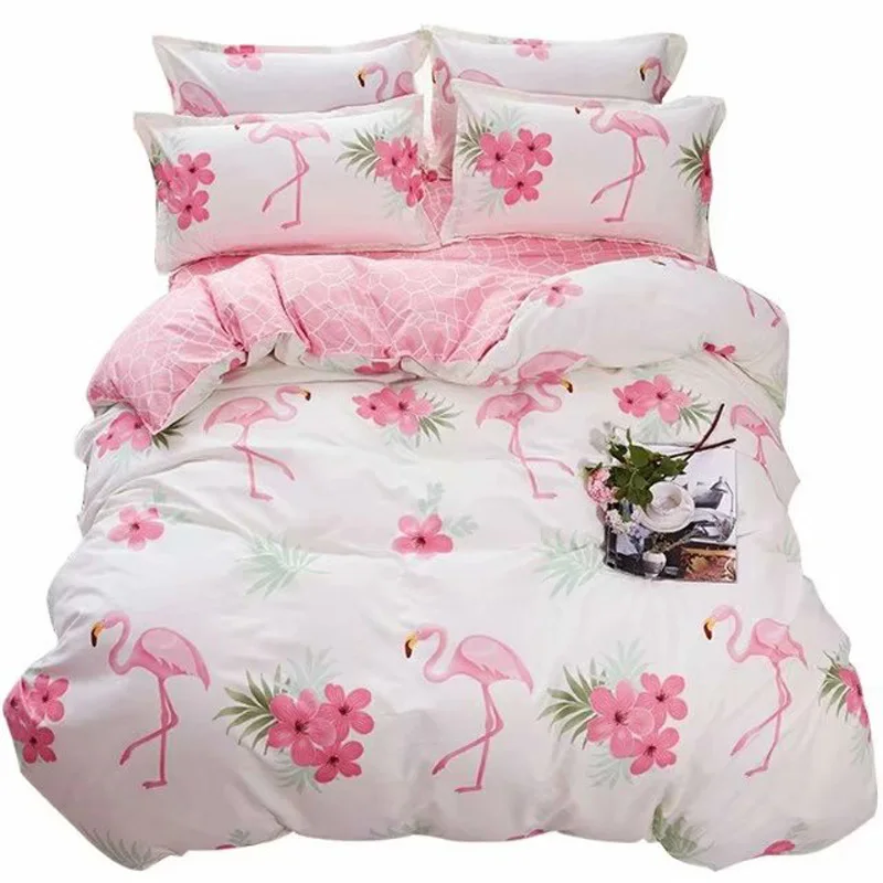 Single Double flamingo Bedding Sets Russia Europe Duvet Cover Set 220x240 Queen King Bed Linen Set Bed Set Bedclothes Pink
Single Double flamingo Bedding Sets Russia Europe Duvet Cover Set 220x240 Queen King Bed Linen Set Bed Set Bedclothes Pink