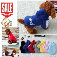 New Autumn Winter Pet Products Dog Clothes Pets Coats Soft Cotton Puppy Dog Clothes Clothes For Dog 7 colors XS-4XL image