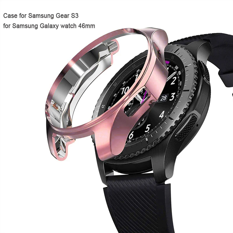 Чехол из ТПУ с покрытием для samsung Galaxy Watch 46 мм 0 3 ультра тонкий мягкий силиконовый
