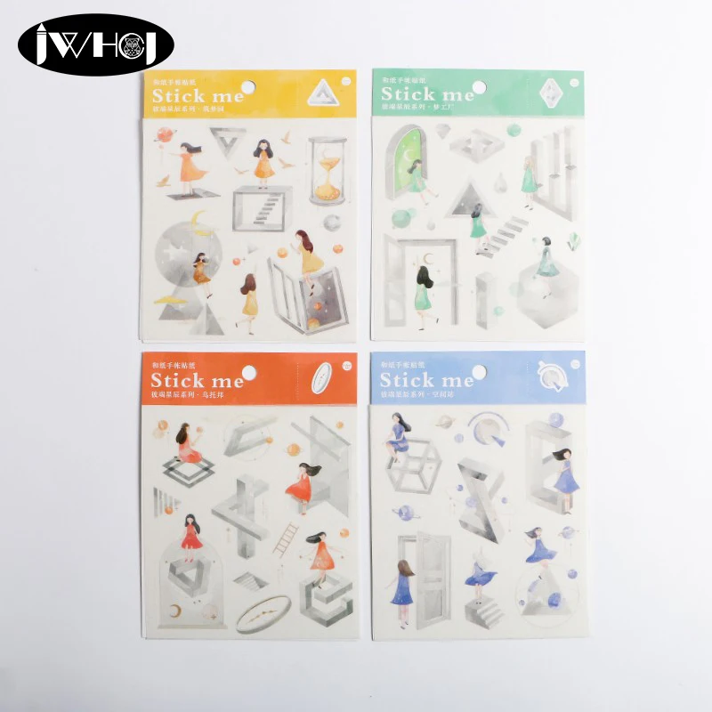 1pcs/pack Geometry girls decoration paper Sticky sticker diy handmade album diary scrapbooking Photo album sticker Arts, Crafts
1pcs/pack Geometry girls decoration paper Sticky sticker diy handmade album diary scrapbooking Photo album sticker Arts, Crafts