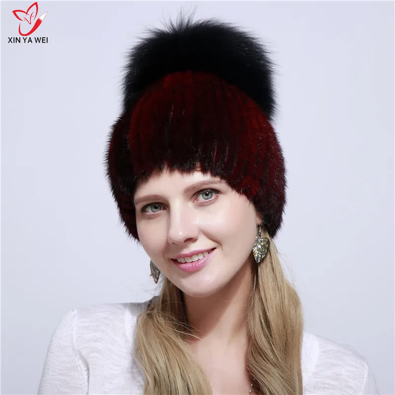 Hot Sale Women Knitted Mink Fur Hat Styles Female Fur Cap With Fox Fur Pompom Lining Women Headwear Girls Hats Fur Beanies
Hot Sale Women Knitted Mink Fur Hat Styles Female Fur Cap With Fox Fur Pompom Lining Women Headwear Girls Hats Fur Beanies