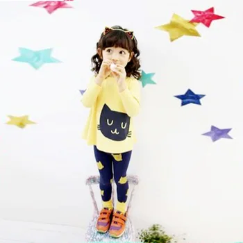 Children's Clothing Autumn New Children's Cartoon Long Sleeve T Shirt +pant Kids Suit for Girls Yellow and Girls
Children's Clothing Autumn New Children's Cartoon Long Sleeve T Shirt +pant Kids Suit for Girls Yellow and Girls