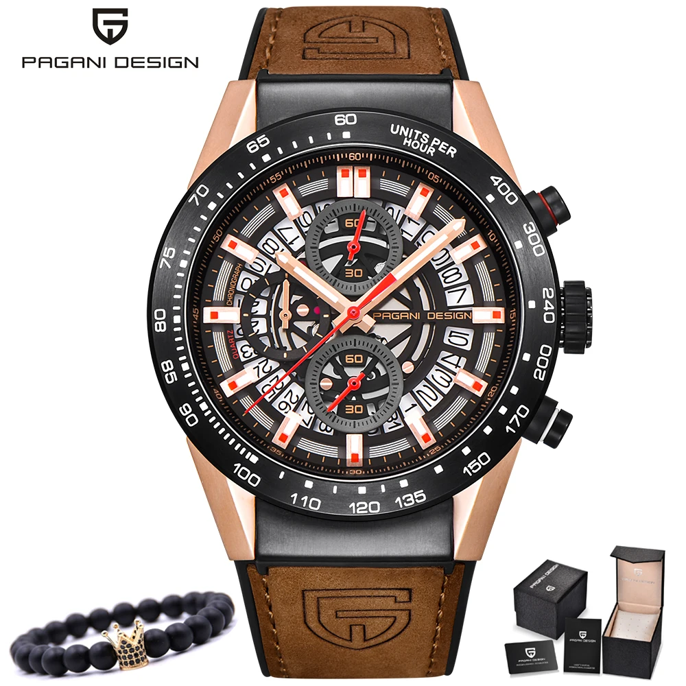 PAGANI Men Watches Top Brand Luxury Quartz Gold Watch Men Casual Leather Military Waterproof Sport Wrist Watch Relogio Masculino
PAGANI Men Watches Top Brand Luxury Quartz Gold Watch Men Casual Leather Military Waterproof Sport Wrist Watch Relogio Masculino