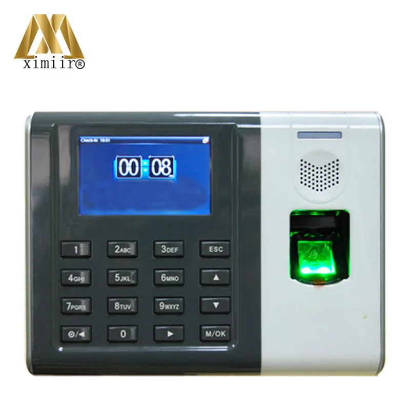 Biometric fingerprint recognition attendance machine XM100 fingerprint attendance with Check in, Check out; Break in, Break out.
Biometric fingerprint recognition attendance machine XM100 fingerprint attendance with Check in, Check out; Break in, Break out.
