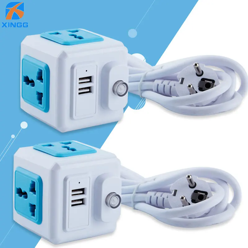 2 pcs Smart Plug Powercube EU Power Strip Electric 2 USB Outlets Extension Socket Multi Travel Adapter2500W Home Charging
2 pcs Smart Plug Powercube EU Power Strip Electric 2 USB Outlets Extension Socket Multi Travel Adapter2500W Home Charging