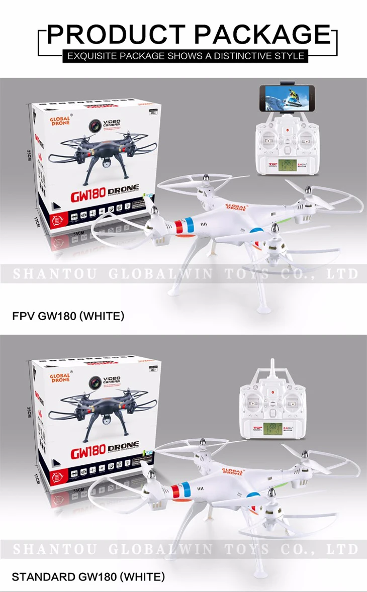11-Global Drone GW180 RC Drone Professional Altitude Hold Quadcopter Can Carry 4K Camera Drones with Camera HD VS SYMA X8 X8G