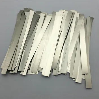 100pcs/lot 0.15mm x 5mm x 100mm Quality low resistance 99.96% pure nickel Strip Sheets for battery spot welding machine
100pcs/lot 0.15mm x 5mm x 100mm Quality low resistance 99.96% pure nickel Strip Sheets for battery spot welding machine