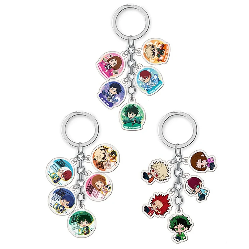 My Hero Academy Keychain Cute Comic Keyring Anime acrylic Key Chain Cartoon Accessories
My Hero Academy Keychain Cute Comic Keyring Anime acrylic Key Chain Cartoon Accessories