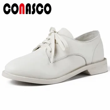 CONASCO Retro Fashion Women Genuine leather High Heels Pumps Lace Up Spring Summer Martin Shoes Woman Round Toe Basic Pumps
CONASCO Retro Fashion Women Genuine leather High Heels Pumps Lace Up Spring Summer Martin Shoes Woman Round Toe Basic Pumps