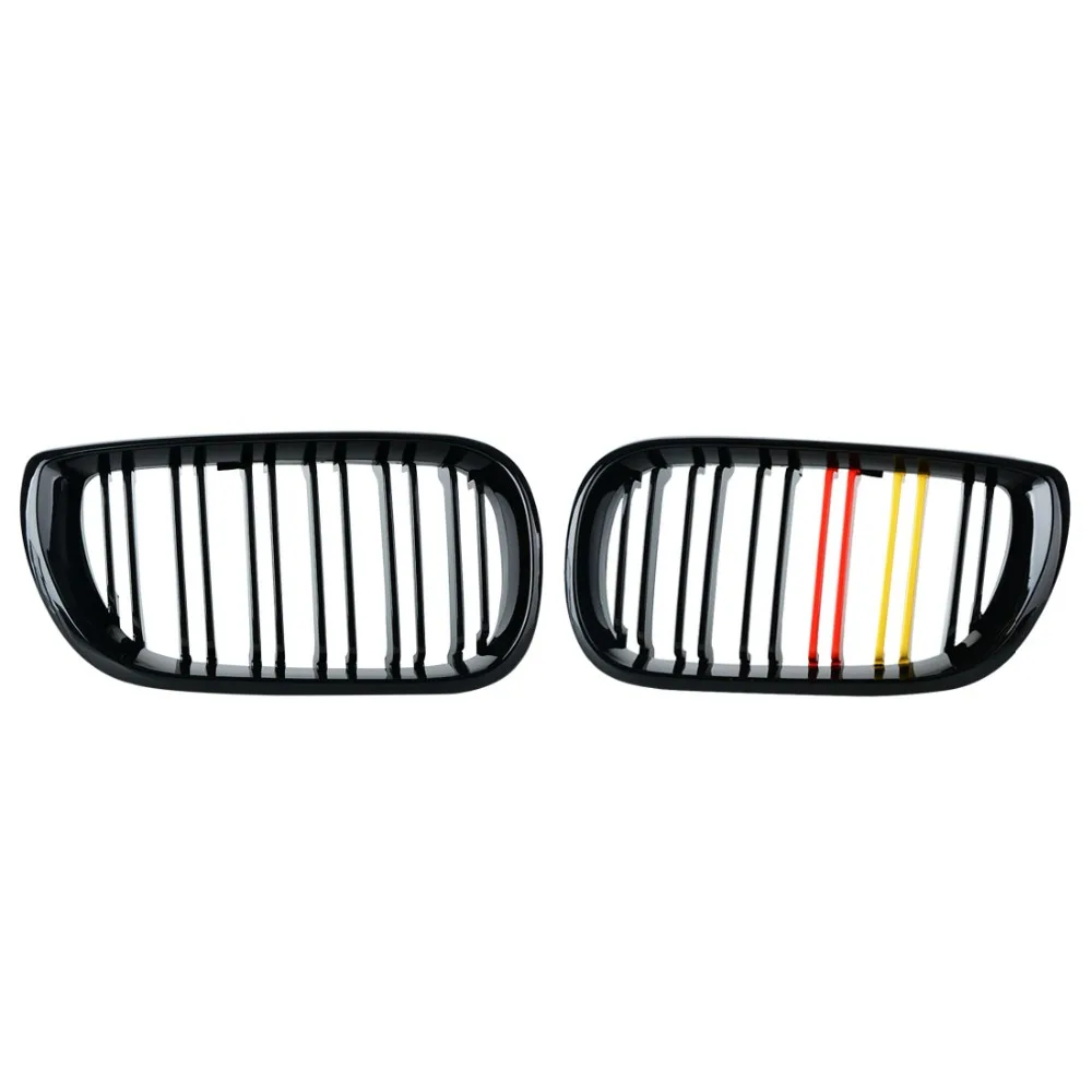 1 Pair Car Front Center Grills Double Line Kidney Grille For BMW 3 Series E46 GZ.A 4 XK YS 2002-2005 Facelift German Flag Style
1 Pair Car Front Center Grills Double Line Kidney Grille For BMW 3 Series E46 GZ.A 4 XK YS 2002-2005 Facelift German Flag Style