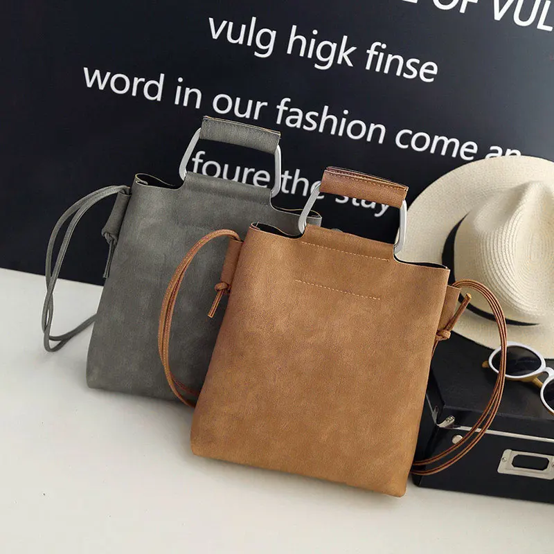 2019 Simple Fashion Women Retro Bag Iron Handle PU Leather Handbag Shoulder Bags Portable Tote OH66
2019 Simple Fashion Women Retro Bag Iron Handle PU Leather Handbag Shoulder Bags Portable Tote OH66