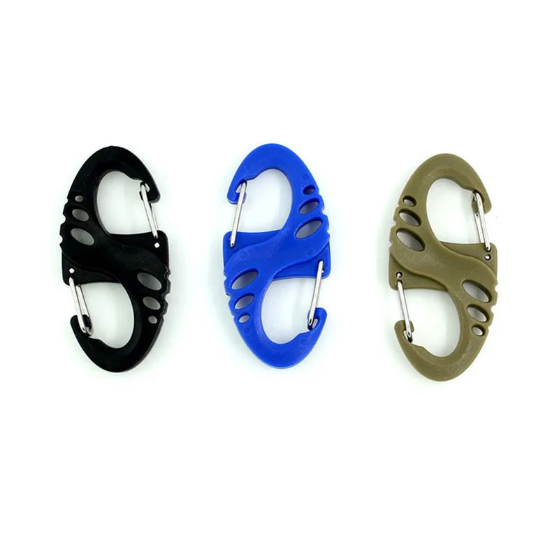 2Pcs Plastic 8-type Keychain EDC Outdoor Camping Survival Equipment Tourism Portable Anti-theft Buckle Tools
2Pcs Plastic 8-type Keychain EDC Outdoor Camping Survival Equipment Tourism Portable Anti-theft Buckle Tools