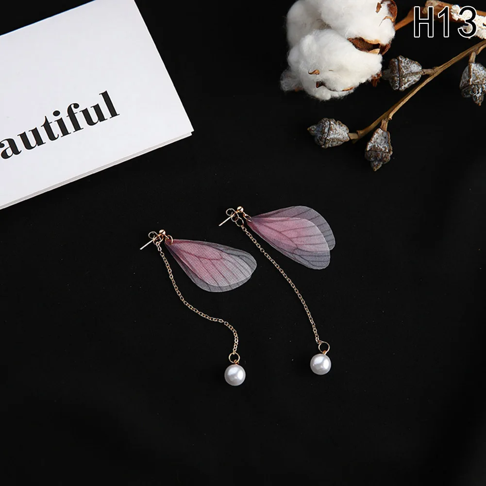 21 Designs Butterfly Wings Long Earrings*
