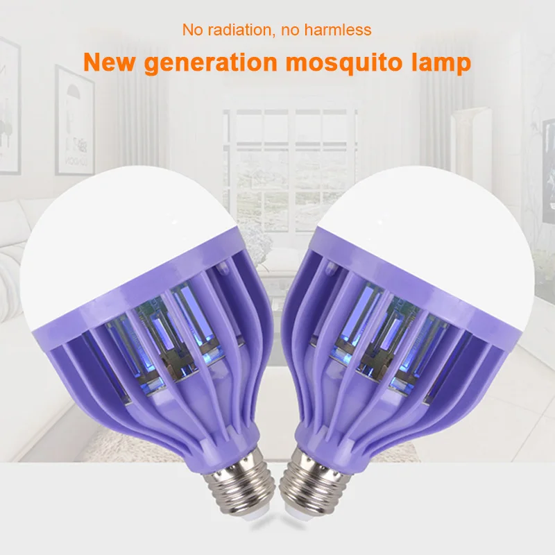 LED Bulb E27 12W Anti-Mosquito Insect Zapper Flying Moths Killer Light Lamp Bulb JA55
LED Bulb E27 12W Anti-Mosquito Insect Zapper Flying Moths Killer Light Lamp Bulb JA55