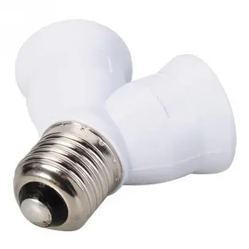 E27 to 2 E27 Light Bulb Lamp Socket Base Adapter Converter Splitter Bulb lighting Lamp Holder Converter
E27 to 2 E27 Light Bulb Lamp Socket Base Adapter Converter Splitter Bulb lighting Lamp Holder Converter