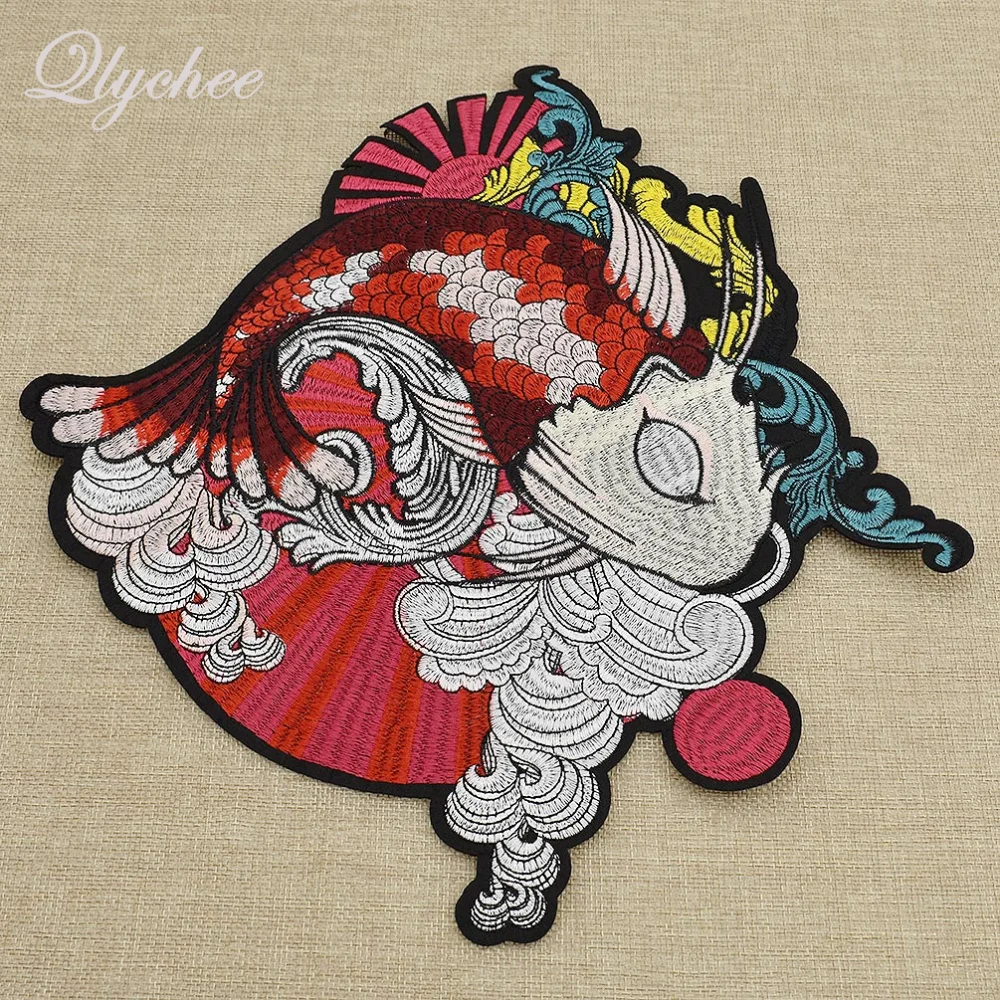 Lychee Oversized Vintage Japanese Style Koi Fish Iron On Embroidery Patches For DIY Craft Clothes Sewing On Cloth Applique
Lychee Oversized Vintage Japanese Style Koi Fish Iron On Embroidery Patches For DIY Craft Clothes Sewing On Cloth Applique