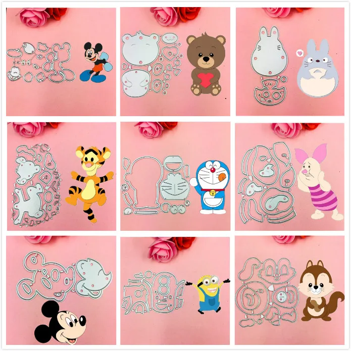 Mickey Minnie Bow Ear The bear die cutting dies scrapbooking embossing folder suit for sizzix fustella big shot cutting machine
Mickey Minnie Bow Ear The bear die cutting dies scrapbooking embossing folder suit for sizzix fustella big shot cutting machine