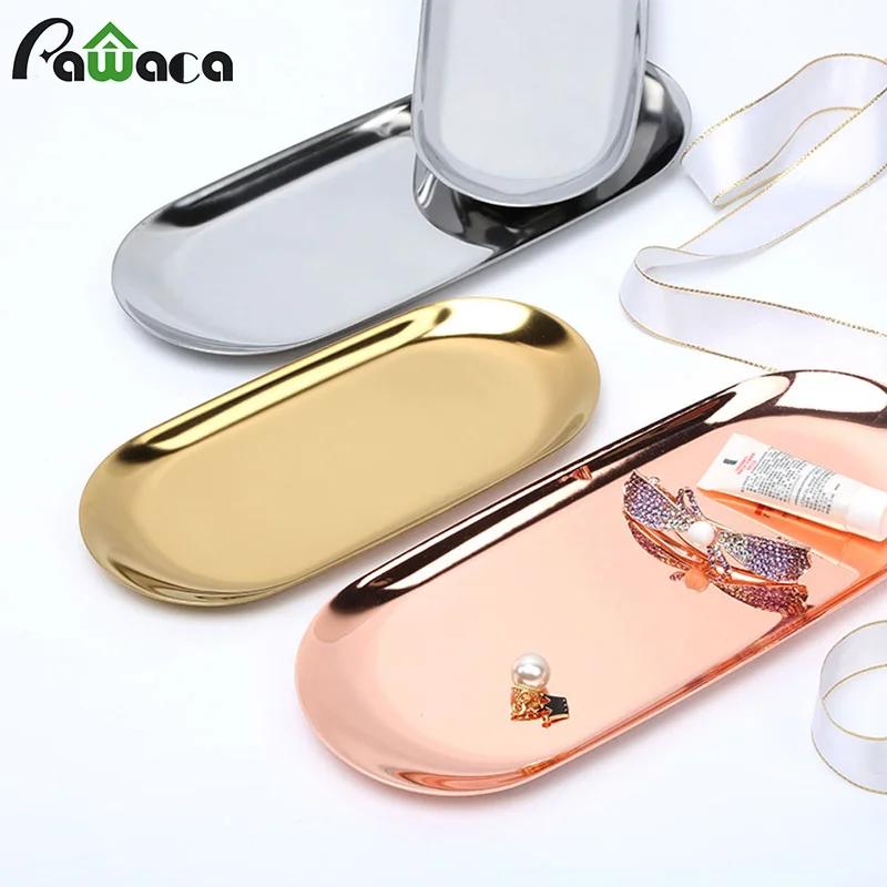 Nordic Style Stainless Steel Storage Tray Ins Luxurious Oval Snack Fruit Plate Dessert Dish Jewelry Display Tray for Home Decor
Nordic Style Stainless Steel Storage Tray Ins Luxurious Oval Snack Fruit Plate Dessert Dish Jewelry Display Tray for Home Decor