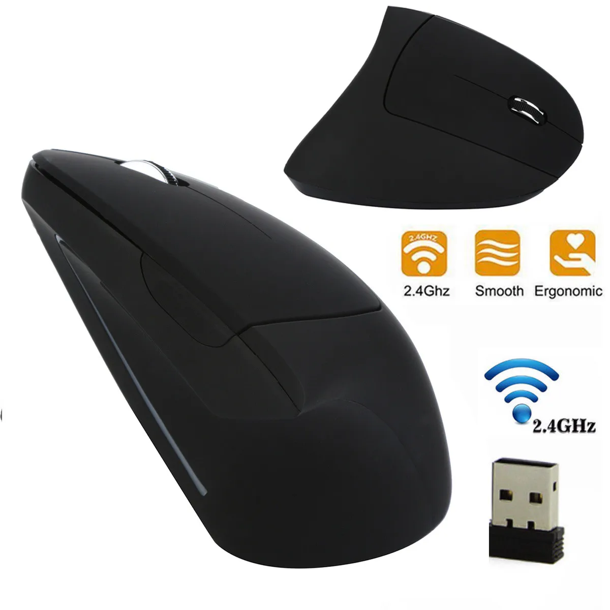 2019 NEW Rechargeable Wireless Mouse 2.4GHz game Ergonomic Design Vertical mouse 1600DPI USB Mice Game mouse office mouse
2019 NEW Rechargeable Wireless Mouse 2.4GHz game Ergonomic Design Vertical mouse 1600DPI USB Mice Game mouse office mouse
