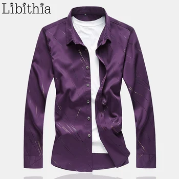 Men Casual Dress Shirts Long Sleeve Clothes Male Square Collar Printed Blouses Big Size 5XL 6XL 7XL Black Violet Blue White K341
Men Casual Dress Shirts Long Sleeve Clothes Male Square Collar Printed Blouses Big Size 5XL 6XL 7XL Black Violet Blue White K341