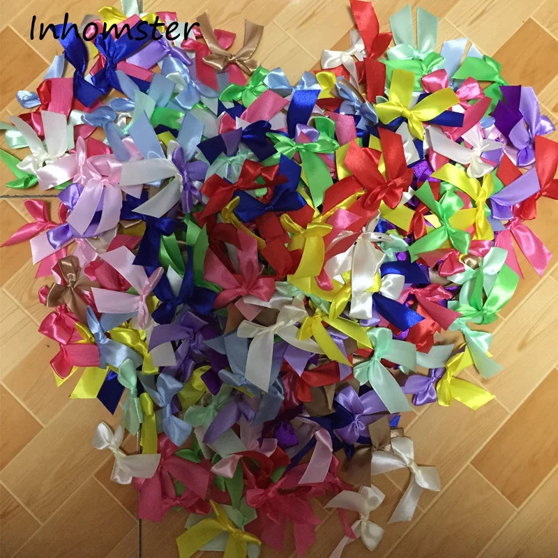 100pcs/lot Wholesale Handmade DIY Pre Tied Satin Ribbon Gift Package Bow Wedding Scrapbooking Embellishment Crafts Accessory
100pcs/lot Wholesale Handmade DIY Pre Tied Satin Ribbon Gift Package Bow Wedding Scrapbooking Embellishment Crafts Accessory