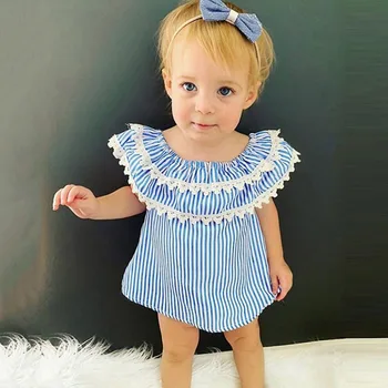 Newborn dress baby girl cute Ruffled Striped Lace Casual Princess Sundress princess dress casual dress 2019 new summer dres A1
Newborn dress baby girl cute Ruffled Striped Lace Casual Princess Sundress princess dress casual dress 2019 new summer dres A1