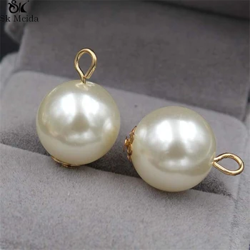 50pcs DIY Handmade Jewelry Accessories Pearl Ball Bead Stud Earrings Bracelet Necklace Simple Alloy Pendant Material tk-159
50pcs DIY Handmade Jewelry Accessories Pearl Ball Bead Stud Earrings Bracelet Necklace Simple Alloy Pendant Material tk-159